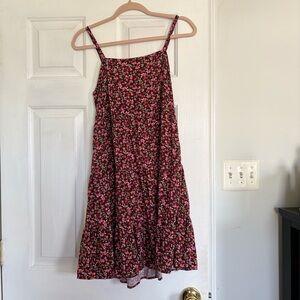 Old Navy Floral Burgundy Dress